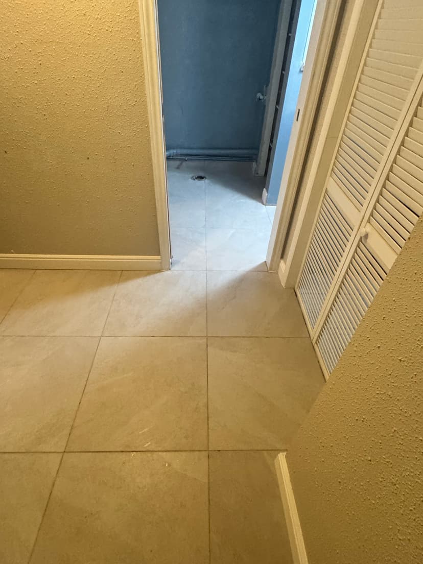 Tile installation