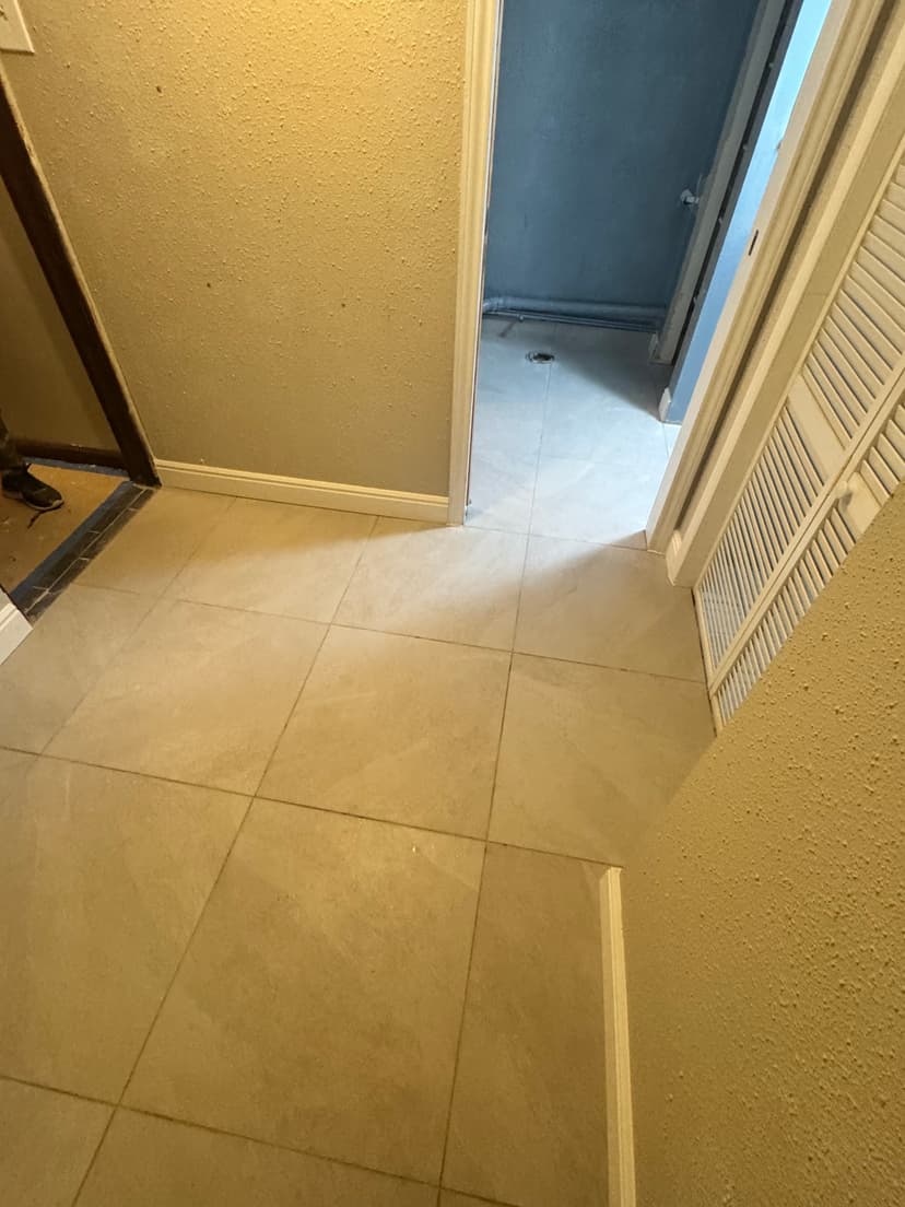 Tile installation