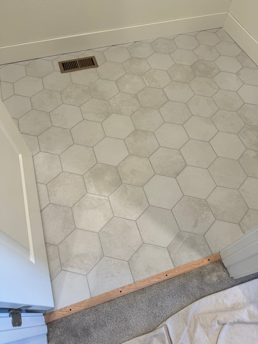 Tile installation