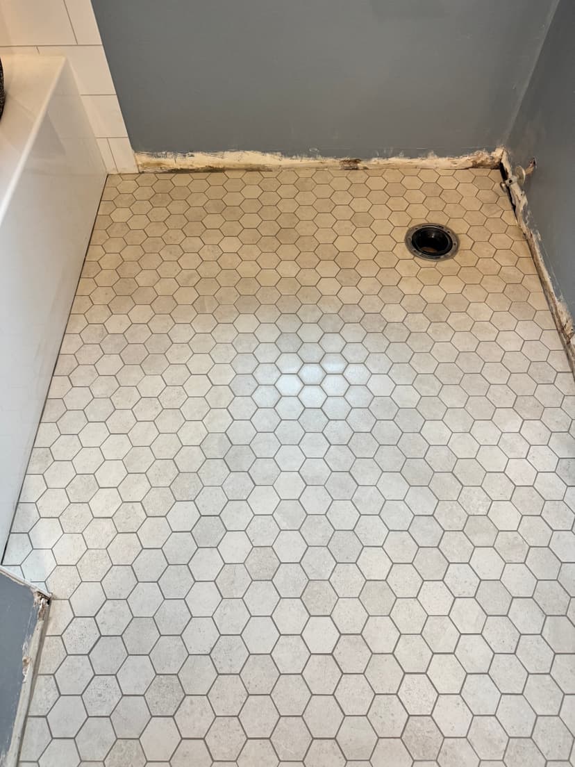 Tile installation