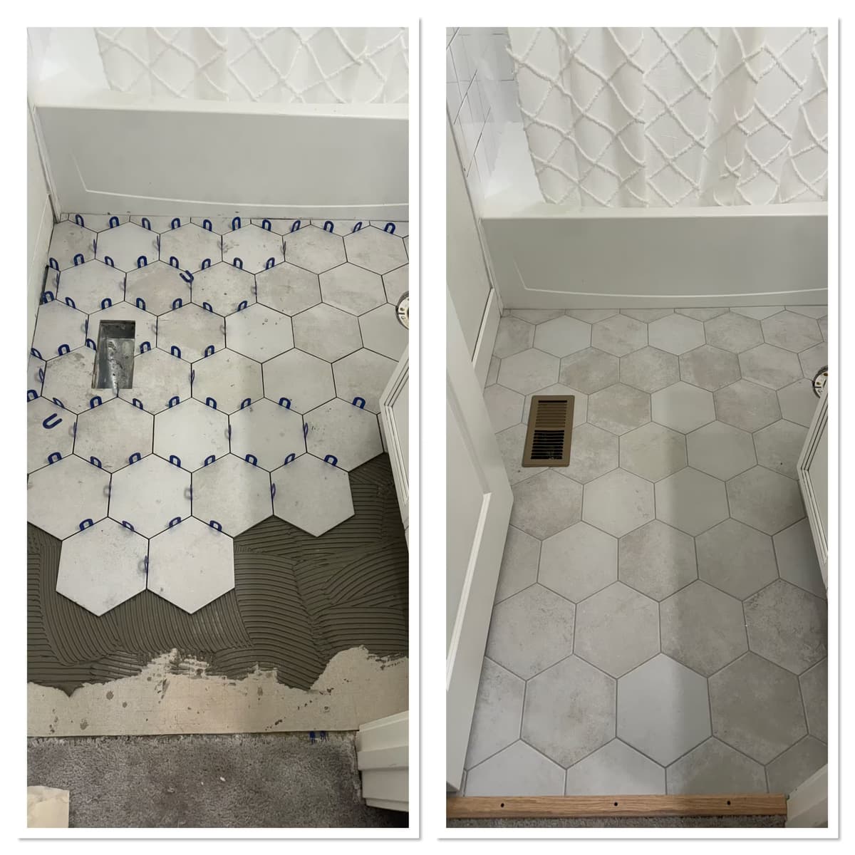 Professional tile installation work by Pro Repair Service in Thornton