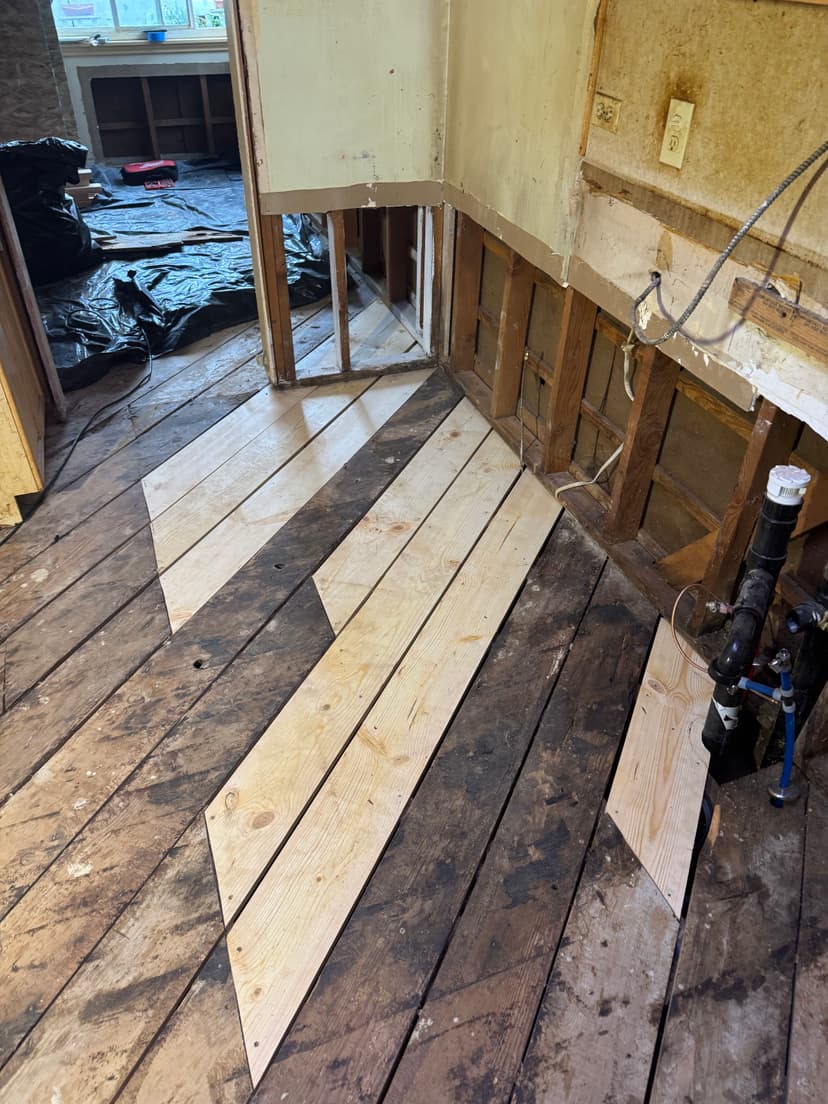 Shelving installation