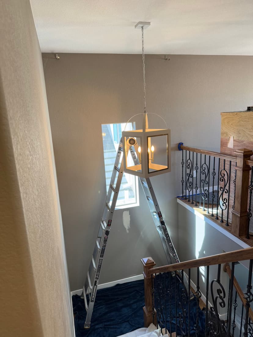 Electrical fixture installation Denver